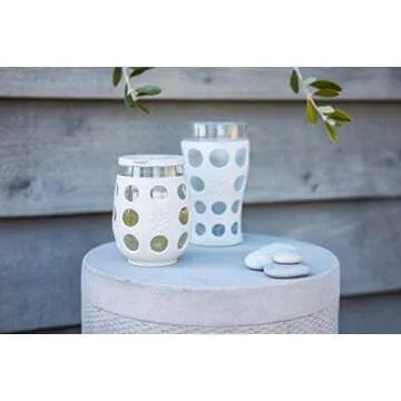 Lifefactory 20-Ounce Indoor/Outdoor Protective Silicone Sleeve Beverage Glass, 4 Count (Pack of 1), Orange, Grass Green, Cobalt, Huckleberry