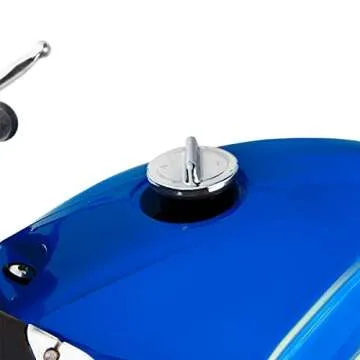 XtremepowerUS Gas Pocket Bike Mini Motorcycle Ride-On 40cc 4-Stroke Engine for Kids Padded Seat EPA Approved (Blue)