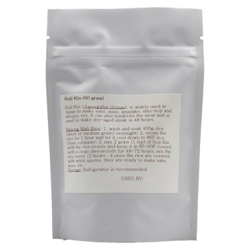 Koji Kin Starter for Sake Miso and Bourbon 60g