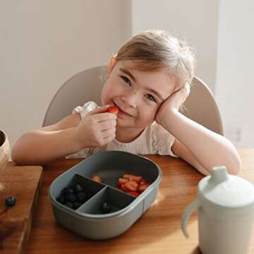 mushie Kids Bento Lunch Box - 3 Compartment Design