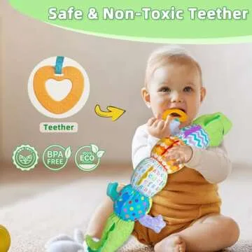 Jollybaby Alligator Musical Plush Toy for Infants