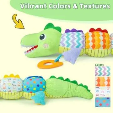Jollybaby Alligator Musical Plush Toy for Infants