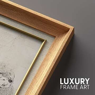 Framed Vintage Dalmation Dog Portrait Wall Art