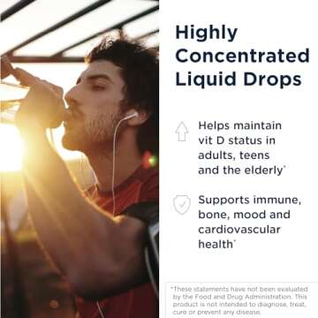 Designs for Health Hi-Po Emulsi Vitamin D Drops - Liquid Vitamin D 2000 IU, Highly Concentrated Vita...