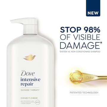 Dove Intensive Repair Conditioner 4 Pack for Damaged Hair