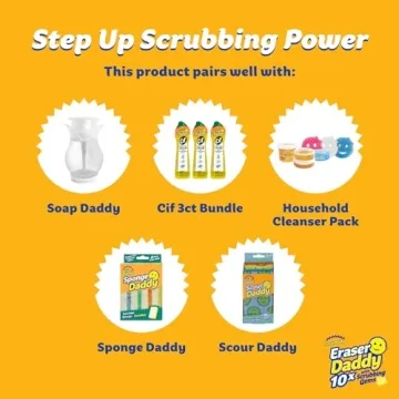 Scrub Daddy Eraser Sponge - Dual-Sided Cleaning Power