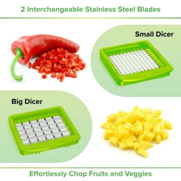 PrepNaturals 4 in 1 Vegetable Chopper with Container