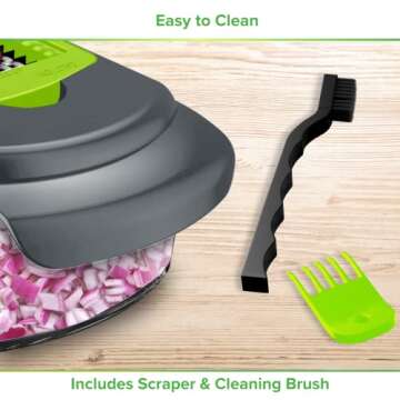 PrepNaturals 4 in 1 Vegetable Chopper with Container