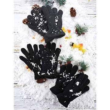 Warm Kids Fleece Winter Gloves for Boys and Girls