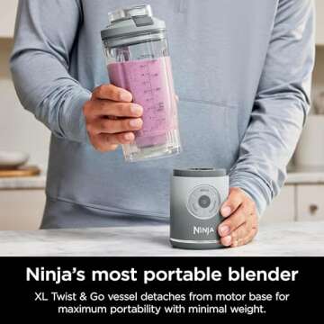 Ninja BC251SL Blast Max: Cordless Personal Blender for Smoothies
