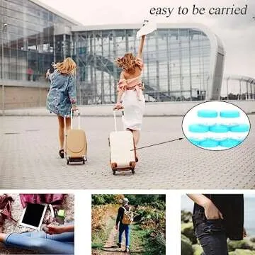 ZEJIA 5g Mini Makeup Sample Containers with Lids