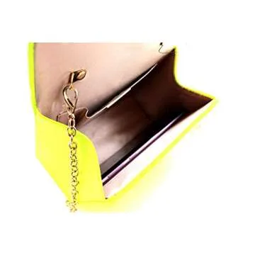 Mini Top-Handle Retro Box Flap PU Leather Satchel Crossbody Leopard Snake Neon (1Plain Top-Handle - Crochet Fabric Ivory)