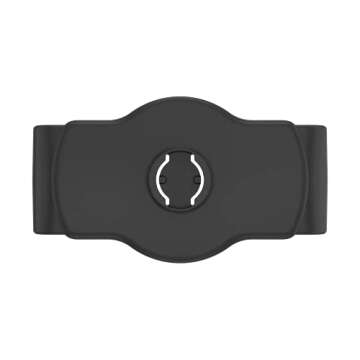 PopSockets Phone Grip Slide for Phones and Cases, Sliding Phone Grip with Expanding Kickstand - Black