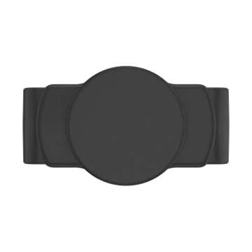 PopSockets Phone Grip Slide for Phones and Cases, Sliding Phone Grip with Expanding Kickstand - Black