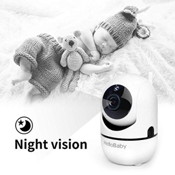 HelloBaby Monitor 3.2'' LCD Night Vision Remote Pan-Tilt-Zoom