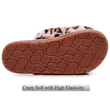 Crazy Lady Fuzzy Fluffy House Slippers for Women