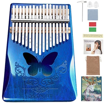 Kalimba 17 Keys Portable Finger Piano for All Ages
