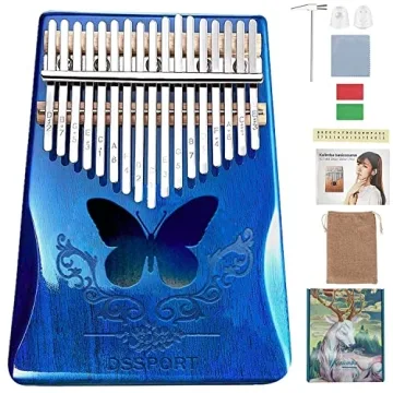 Kalimba 17 Keys Portable Finger Piano for All Ages