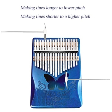 Kalimba 17 Keys Portable Finger Piano for All Ages
