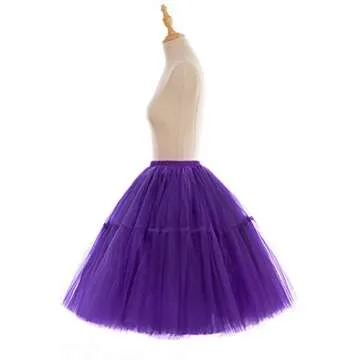 Purple Tutu Skirt for Women Soft Tulle Dress Tutu for Women Adults Princess Dress Purple