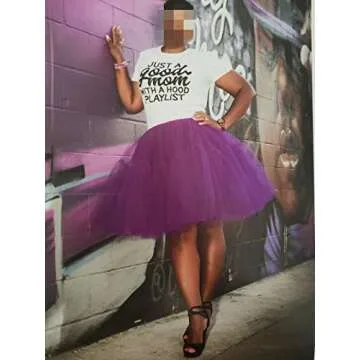 Purple Tutu Skirt for Women Soft Tulle Dress Tutu for Women Adults Princess Dress Purple