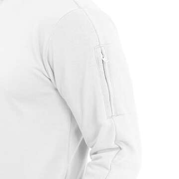 H HYFOL Men's USA Flag Graphic Pocket Pullover American Patriotic 1/4 Zip Stand Collar Long Sleeve Sweatshirts