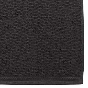 Amazon Brand – Rivet Organic Cotton Washcloth Set, Set of 4, Graphite
