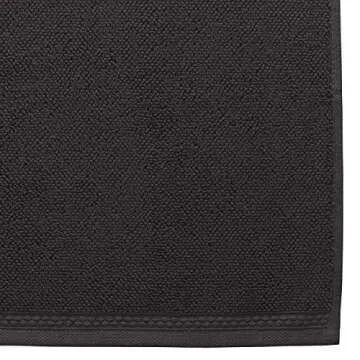 Amazon Brand – Rivet Organic Cotton Washcloth Set, Set of 4, Graphite