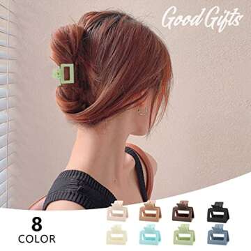 Durable 8 Pack Small Hair Claw Clips for Women