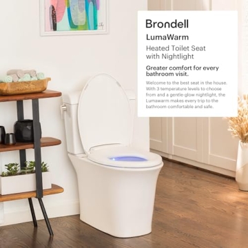 Brondell LumaWarm Heated Toilet Seat with Night Light