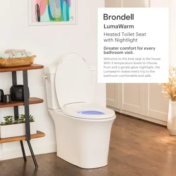 Brondell LumaWarm Heated Toilet Seat with Night Light