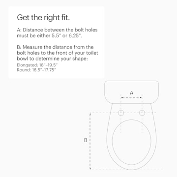 Brondell LumaWarm Heated Toilet Seat with Night Light