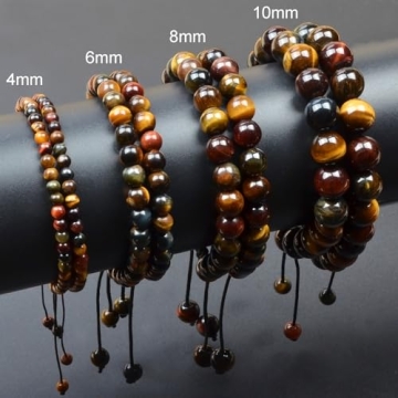 Handmade Tiger's Eye Bracelet - Energy & Healing Stone