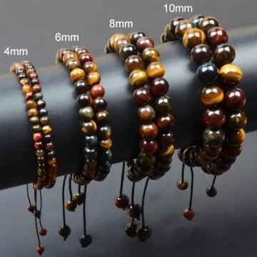 Handmade Tiger's Eye Bracelet - Energy & Healing Stone