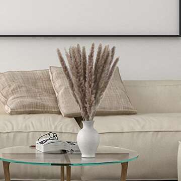 Csyidio Dried Pampas Grass Set for Home and Event Decor