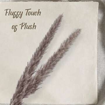 Csyidio Dried Pampas Grass Set for Home and Event Decor