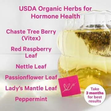 Pink Stork Organic Fertility Tea - Supports Conception with Mint