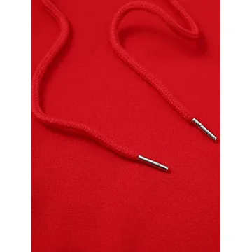 Trendy SOLY HUX Women’s Red Graphic Hoodie for Casual Wear