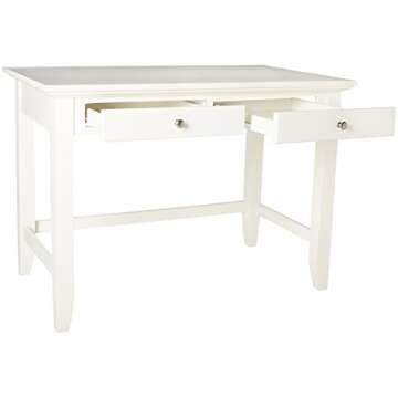 Naples White Student Desk for Elegant Study Space