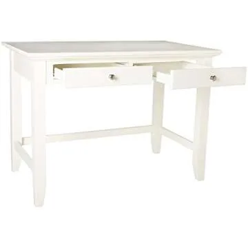 Naples White Student Desk for Elegant Study Space