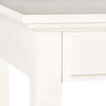 Naples White Student Desk for Elegant Study Space