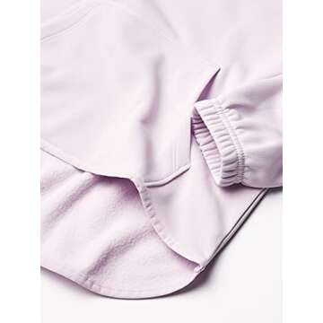 Under Armour Girls' Armour Fleece Irdsnt Big Logo Hood, Cool Pink (684)/Iridescent, Youth Large