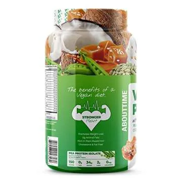 About Time Vegan Protein Supplement, Salted Caramel, 2 Pound