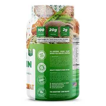 About Time Vegan Protein Supplement, Salted Caramel, 2 Pound