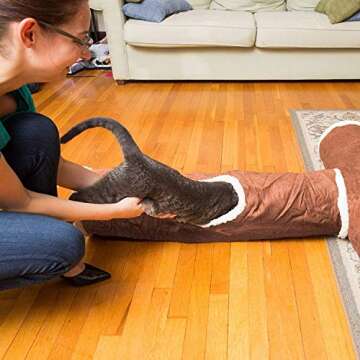 Cat Tunnel Interactive Play Toy for Fun Adventures