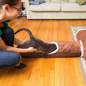 Cat Tunnel Interactive Play Toy for Fun Adventures