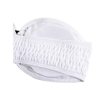 Stylish WDIRARA Strapless 2 Piece Bikini Set for Women