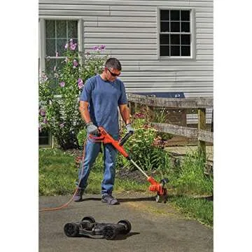 BLACK+DECKER 3-in-1 Corded Lawn Mower, String Trimmer & Edger, 12-Inch (BESTA512CM)