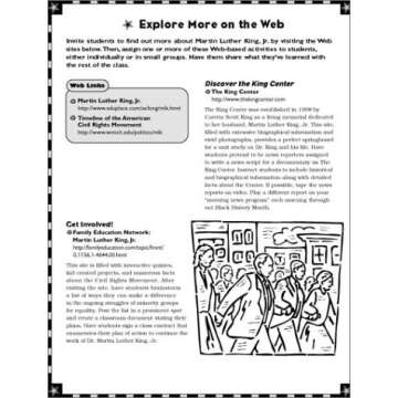 instant Internet Activities Folder: Martin Luther King, Jr.