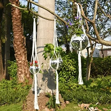 FGBNM 6" Disco Ball Planter for Glamorous Decor